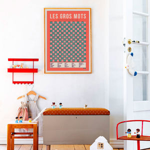 Photo by LA MAJORETTE À MOUSTACHE on May 25, 2021. May be an image of indoor and text that says 'LES GROS MOTS'.