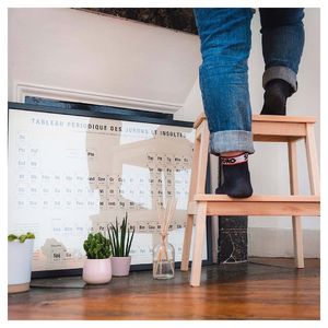 Photo by La Vie En Pink in Bordeaux, France with @lamajoretteamoustache. May be an image of indoor and text that says 'n Pgf TABLEAU PÉRIODIQUE DES JURONS ET INSULTES Ptn Ng Ntm sa'.