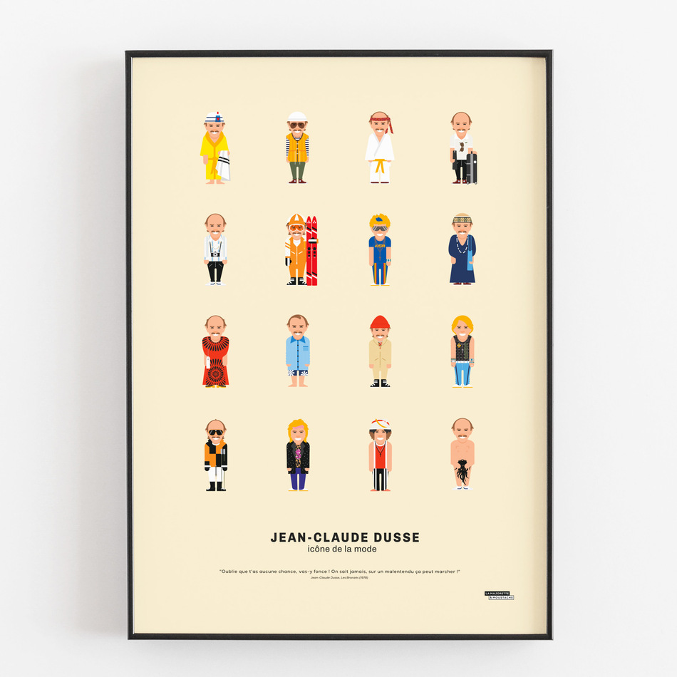 Jean-Claude Dusse, icône de la mode