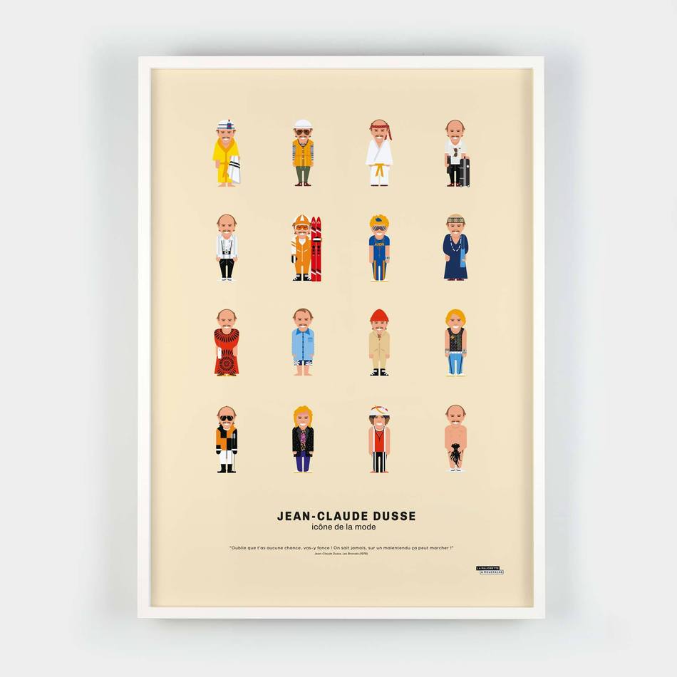 Jean-Claude Dusse, icône de la mode