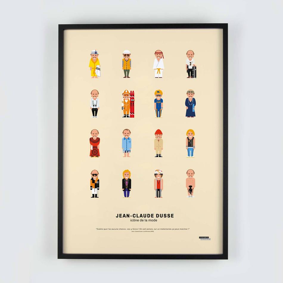 Jean-Claude Dusse, icône de la mode