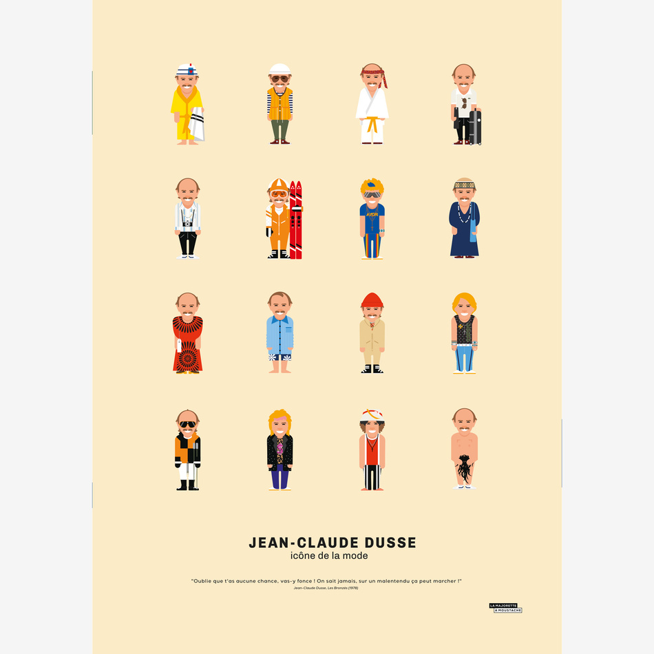 Jean-Claude Dusse, icône de la mode
